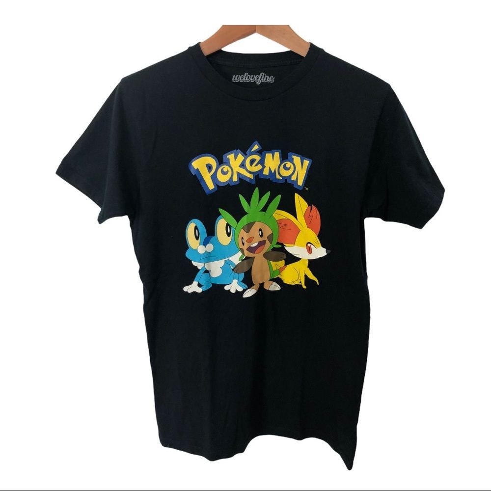 Pokémon Black Graphic T-Shirt Size Medium Unisex
